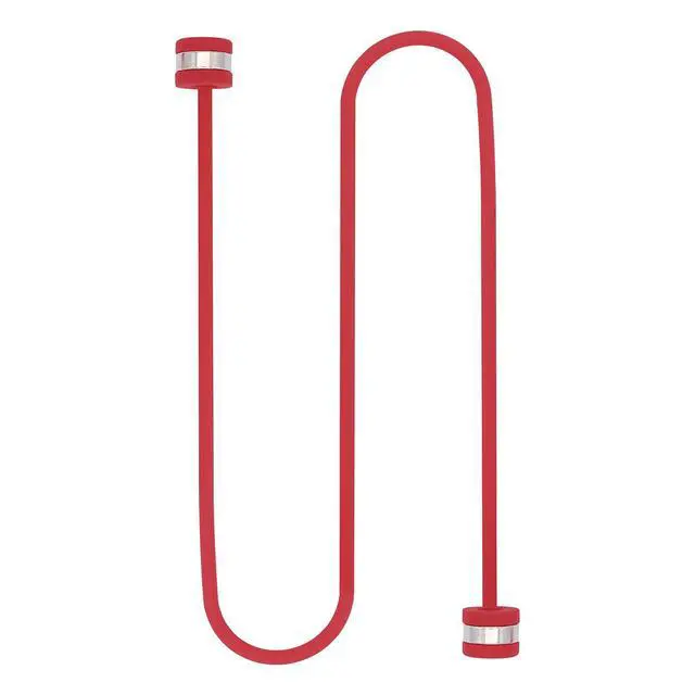 Alt view image 5 of 5 - Earphone Strap 360° Magnetic Super Strong Cord Anti-Lost Leash Sports String - Accessories for Airpods PRO/2/1 (Red)