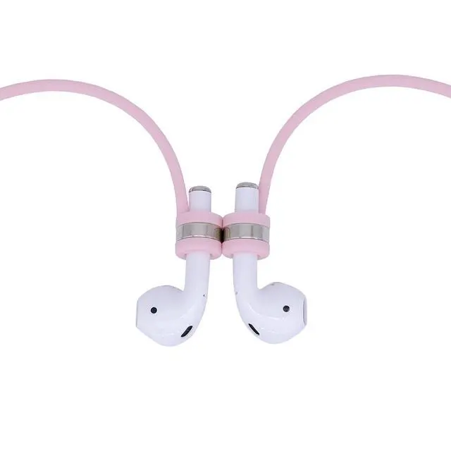 Alt view image 2 of 5 - Earphone Strap 360° Magnetic Super Strong Cord Anti-Lost Leash Sports String - Accessories for Airpods PRO/2/1 (Pink)