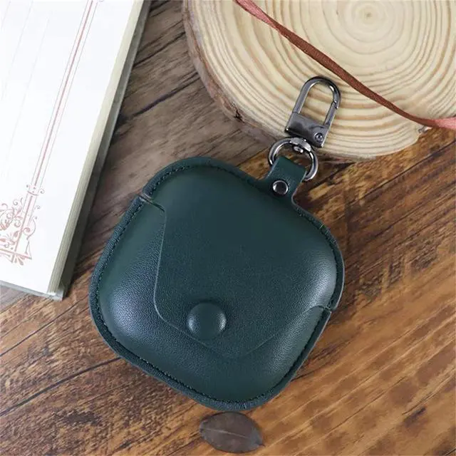 Alt view image 3 of 7 - PU Case Compatible with SHOKZ OpenFit Air 2024 /OpenFit 2023 /OpenFit 2 2025 Open-Ear, Soft Leather Shockproof Protective Cover for Open Earbuds Cover for Man