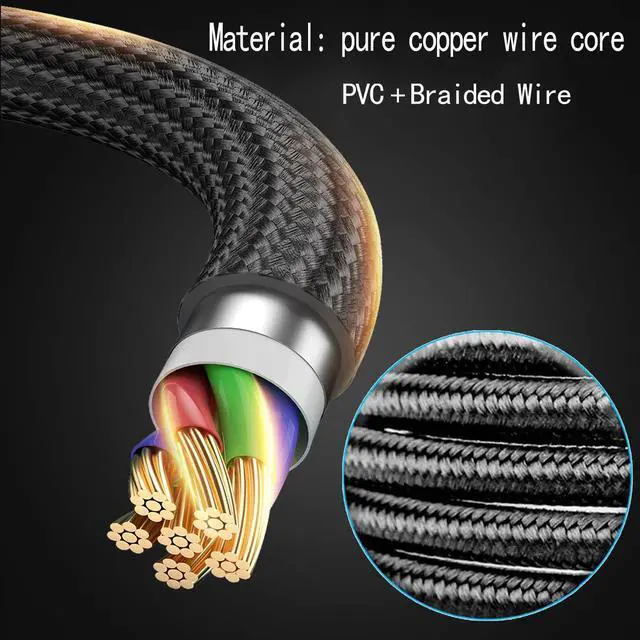 Alt view image 5 of 6 - Audio Cable Compatible with Sennheiser Momentum 4 Momentum 3 Momentum 2.0 HD450BT PXC550 HD400S Headphones in-line Mic Control Headphone Cord for Musician Audiophile 4.9ft w/mic