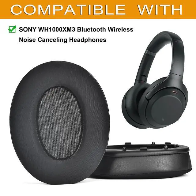 Alt view image 2 of 7 - WH-1000XM3 Cooling Gel Ear Pads Replacement Cover Cushions Compatible with Sony WH-1000XM3 (WH1000XM3) Headphones