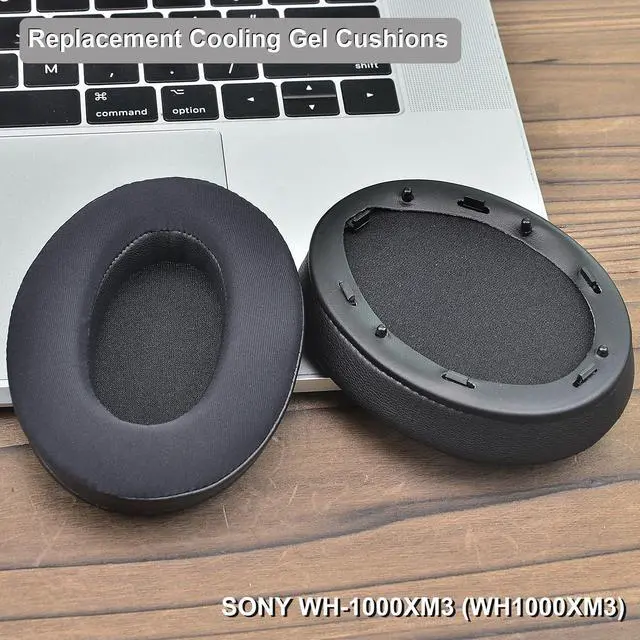 Alt view image 7 of 7 - WH-1000XM3 Cooling Gel Ear Pads Replacement Cover Cushions Compatible with Sony WH-1000XM3 (WH1000XM3) Headphones