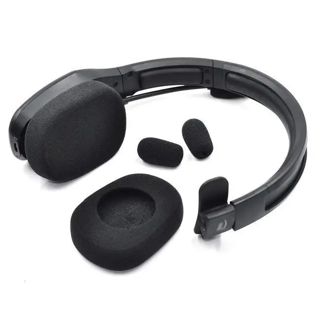 Alt view image 2 of 6 - Earpads Foam for BlueParrott B450-XT B450XT S450-XT Headset | B450-XT Mod Kit Ear Pads + Mic Foam for BlueParrott B450-XT B450XT S450-XT Headset