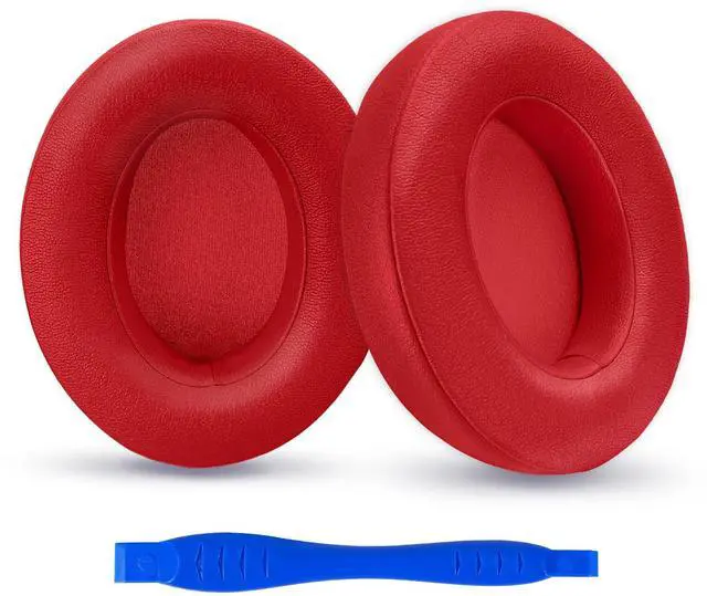 Main image of Replacement Ear Pads Cushions for Beats Studio 2 & 3 Wireless Headphones, Earpads Covers Compatible with Studio 2.0 & 3.0 (B0501, B0500, A1914), Softer Memory Foam, Better Noise Isolation (Red)