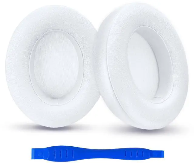 Main image of Replacement Ear Pads Cushions for Beats Studio 2 & 3 Wireless Headphones, Earpads Covers Compatible with Studio 2.0 & 3.0 (B0501, B0500, A1914), Softer Memory Foam, Better Noise Isolation (White)
