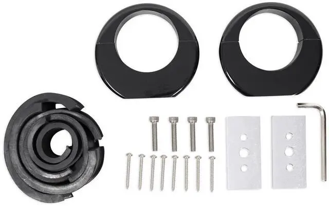 Alt view image 5 of 7 - MAC69B 6x9 Wakeboard Tower Pod Pair with 46CSC6934 Speakers | 900W Peak/300W RMS, 3-Way 4 Ohm, Black, 6061 Aluminum, MAC360B 360 Swivel Clamps, Surface Mount, Waterproof, Marine, 3-Items