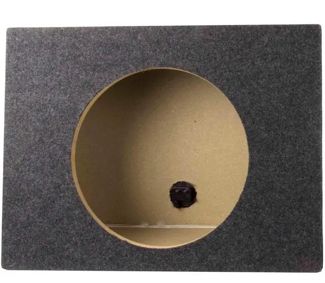 Alt view image 5 of 5 - 400 Watt 12 Inch Shallow Subwoofer + Q Power Slim Sub Car Box Enclosure