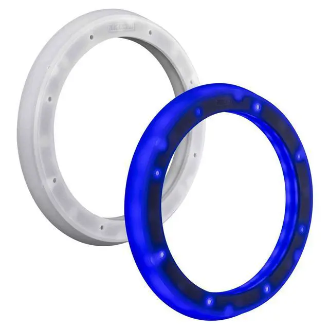 Alt view image 2 of 7 - 51KLSR88 8.8-to-8 in Marine Adapter & LED Remote Bundle | 8.8-inch to 8-inch LED adapter ring for marine speakers with LED remote included
