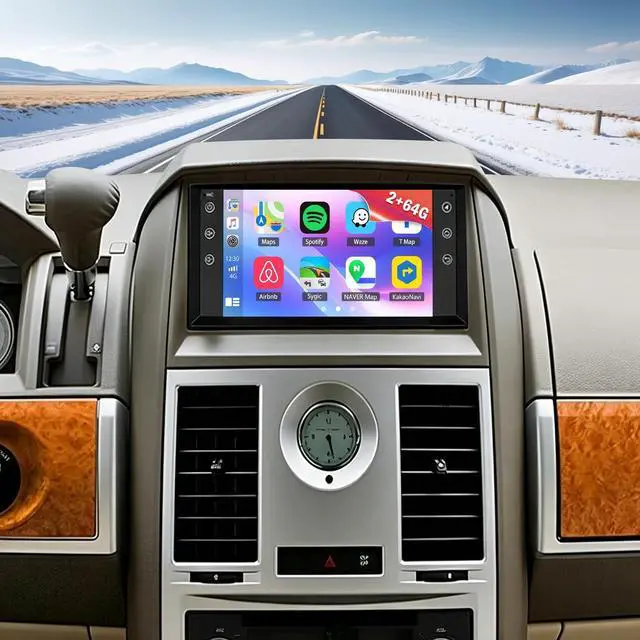 Main image of 7" Android 13 Car Stereo Radio for Chrysler Town & Country 2008-2016 | with Wireless CarPlay & Android Auto, Touch Carplay Screen for Car,Bluetooth/WiFi/GPS/FM/SWC/Backup Camera/Mic 2+32G