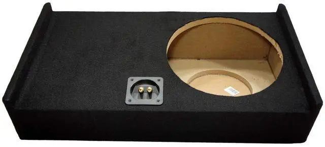 Alt view image 3 of 7 - Alpine S-W12D4 Type S 12" Loaded Sub Box Fits 2009-2015 Ford F150 SuperCrew | Single subwoofer enclosure, dual 4 ohm 1800-watt peak driver, truck-specific bass upgrade, 12 inch size
