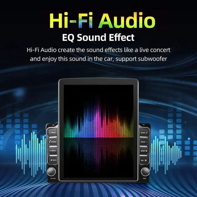 Alt view image 3 of 7 - 2+64G Double Din Radio Stereo for Hummer H3 2006-2010 with Wireless Carplay & Android Auto,9.7 Inch Android 15 Car Audio Receiver GPS Navigation Unit with Bluetooth Head Unit WiFi SWC