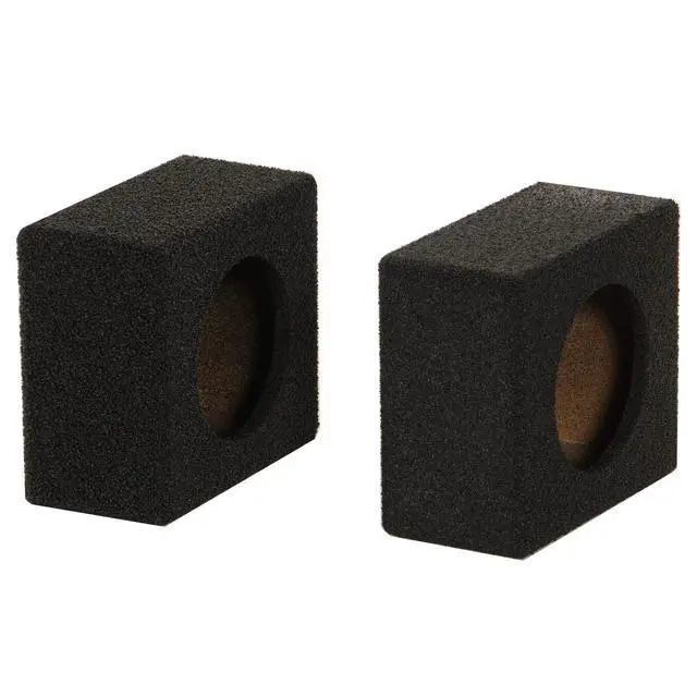 Alt view image 2 of 6 - QPower QBomb QBTW6.5 Single 6.5 Inch Bedliner Spray Car Box Speaker Subwoofer Enclosures (8 Pack)