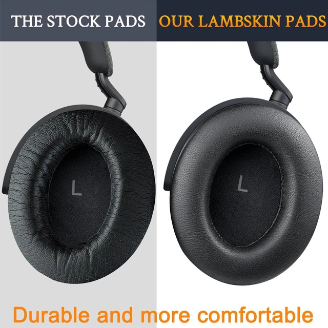 Alt view image 5 of 6 - Lambskin Earpads for Sennheiser HDB 630, Momentum 4/5 - Black