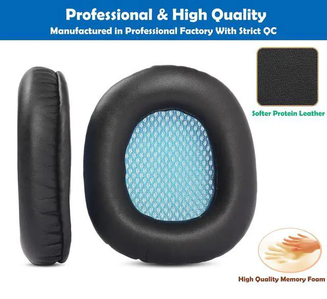 Alt view image 3 of 6 - SA902 Headphone Premium Protein Leather Replacement Earpads Compatible with SADES SA902 SA903 SA905 Headphone Earpads Cushion