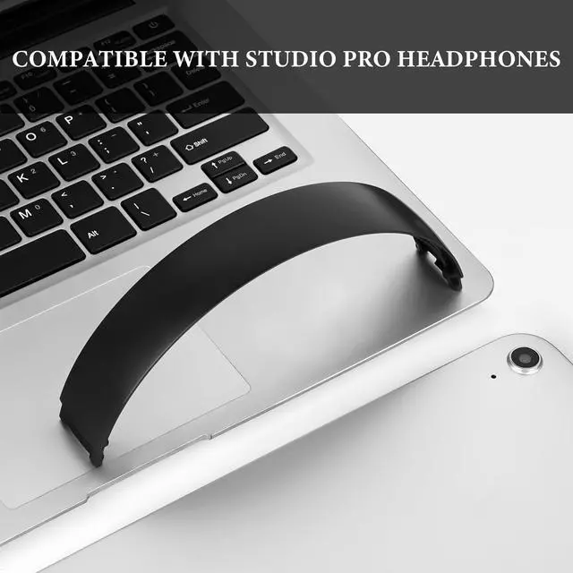 Alt view image 4 of 6 - Replacement Headband Pad Compatible with Beats Studio Pro (A2924) Headphones, Replacement Band Repair Part (Black)