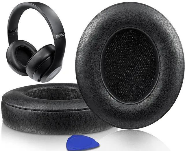 Main image of Lambskin Earpads for Beats Studio 3 & Studio 2 - Black | Not Fit Beats (Studio Pro, Monster Studio, Solo On-Ear)