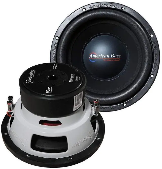 Main image of 2 XO 1044 10" 600 Watt Car Audio Subwoofers DVC 4-ohm Subs XO1044