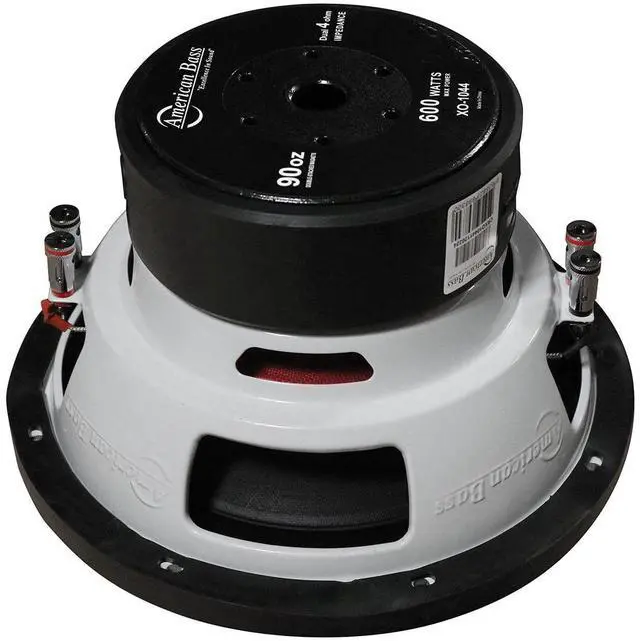 Alt view image 3 of 5 - 2 XO 1044 10" 600 Watt Car Audio Subwoofers DVC 4-ohm Subs XO1044
