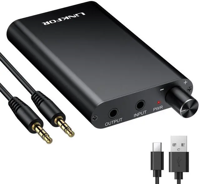 Main image of Professional 16-300 Headphone Amplifier Portable Headphone Volume Amplifier Rechargeble Headphone Amp Desktop Amp with 3.5mm Jack & A Gain Switch for MP3 MP4 Phones and Computers etc