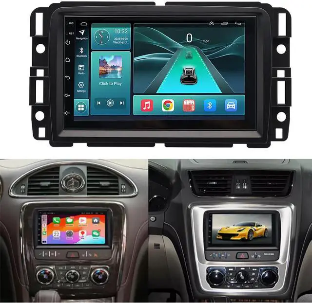 Main image of 7" Android 14 Car Radio Stereo for Chevrolet Traverse 2013-2017 | Head Unit Touch Screen Stereo with Wireless CarPlay & Android Auto, Bluetooth/WiFi/GPS/SWC/FM/AHD Backup Camera/Mic 2+32G
