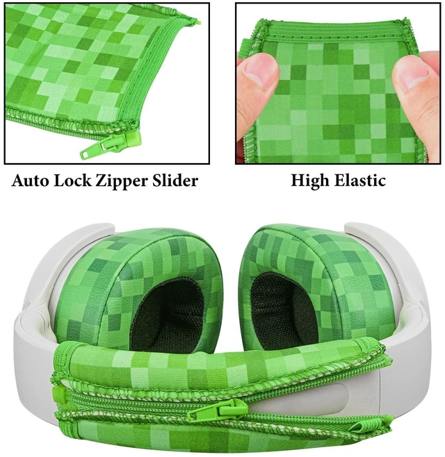 Alt view image 3 of 6 - Flex Fabric Headband Cover Compatible with Skullcandy Crusher Evo/Crusher ANC/Crusher ANC2, Hesh 3/ Hesh Evo/Hesh ANC, Venue ANC Headphone, Sweat Cover (MC Grass)