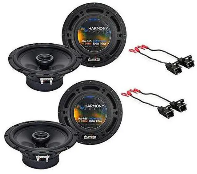 Main image of Fits 1993-2002 Chevy Camaro 6.5" Speaker Package with Harness | Plug-and-play wiring adapters for 4th gen car fitment, 2 6.5 inch pair replacement upgrade kit, direct bolt-in install