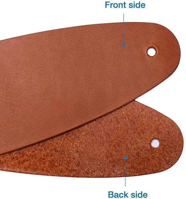 Alt view image 3 of 7 - Genuine Leather Headband Strap with Flat Screw Nut Upgrade - Compatible with AKG K701, K702, Q701, Q702, K601, K612, K712 Headphones, Premium Handcrafted, Durable & Breathable