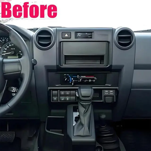 Alt view image 6 of 7 - 7 inch Touchscreen Car Stereo Fit for Toyota Land Cruiser 79 1983-2006, Android 15 Car Radio with Carplay & Android Auto GPS Navigation BT Mirror Link WiFi Backup Camera 2+32G