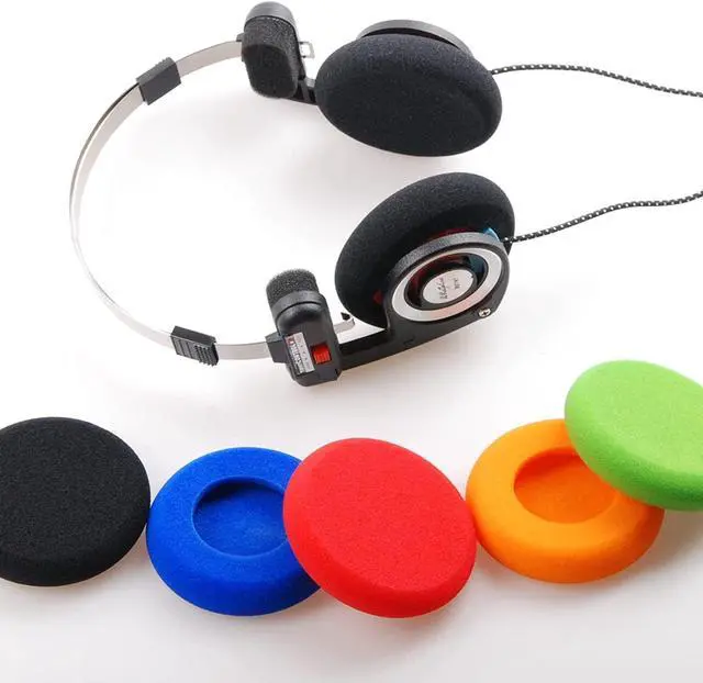 Alt view image 7 of 7 - Headphone Pads Compatible with RP-HT21 PX100 PMX100 PMX200 PC36 Koss Porta Pro(PP) Hydrophilic Cool Non-Latex 2.36Inch / 4 Pair Black