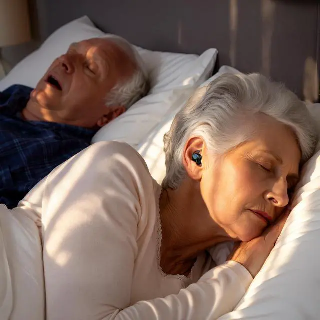 Alt view image 7 of 7 - Noise Cancelling Sleep Earbuds, Invisible Mini Ear Plugs for Work, Black | Wireless Touch Controls, Silicone, Side Sleeper Design, Bluetooth 5.3 Chip, 4Hr Battery, Up To 20Hr With Case, for Sleeping