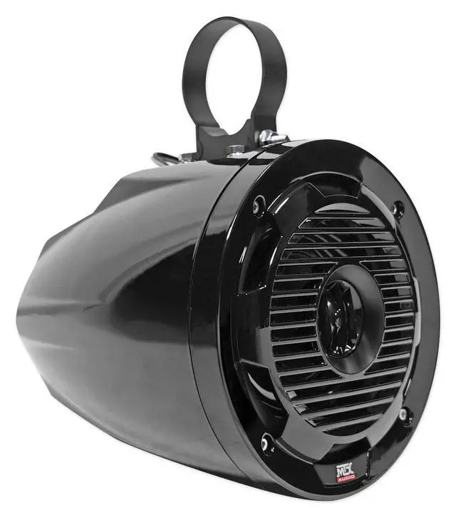 Alt view image 5 of 7 - Pair WET65T 6.5" 300 Watt Marine Boat Wakeboard Tower Speakers - Black