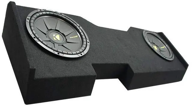 Main image of 2014-2018 Chevy Silverado Crew Cab CompC CWCS10 Dual 10 Sub Box 2 Ohm New Bundle
