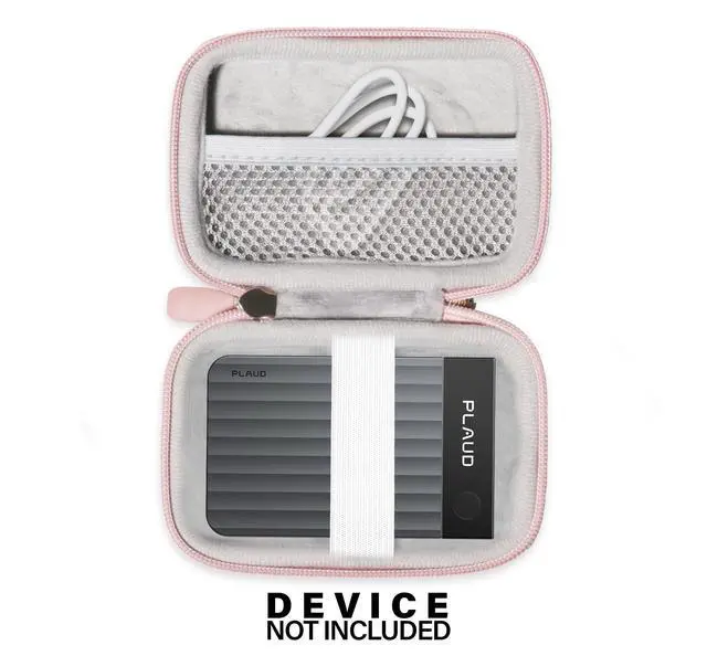 Alt view image 3 of 5 - Case for PLAUD Note Pro AI Voice Recorder w/Case, Palm Size organizing case (Rose Gold)