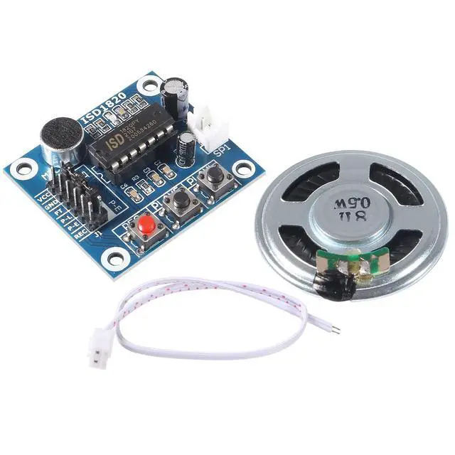 Alt view image 7 of 7 - 6PCS ISD1820 Voice Recording Recorder Module with Mic Sound Audio Loudspeaker