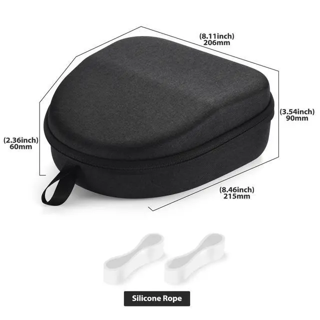 Alt view image 6 of 6 - Headphones Case Compatible with Beats Solo 4/Studio Pro/Studio 3/Solo 3 | Hard EVA Case with Magnetic Cable Pocket,Tough, Lightweight, and Built for Commuting, Travel, or the Gym