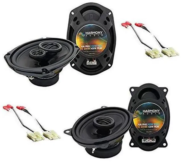 Main image of 4x6 6x9 Speaker Package Fits 1982-1989 Chevy S-10 Blazer | R46 and R69 models included, direct factory replacement combo, easy stock stereo upgrade, 6 inch size, first gen 1985 ready