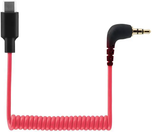 Main image of USB C to TRS Cable for Hollyland Lark M2S / GODOX comica Saramonic SYNCO Wireless Microphone Coiled 3.5mm OTG Cable DAC Audio Mic Cord for Samsung Galaxy S23 Android iPhone 15 16 Pro Max