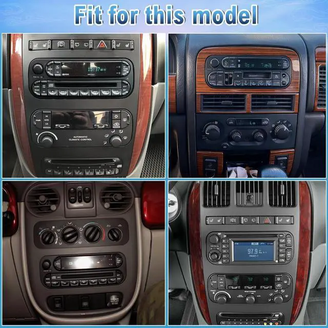 Alt view image 6 of 7 - Double Din Car Stereo Upgrade Radio for Chrysler Sebring 2002-2006 | Android 14 2G+32G 6.86" Touchscreen Carplay Android Auto GPS WiFi Bluetooth RDS DSP SWC Mirrorlink Mic Backup Camera