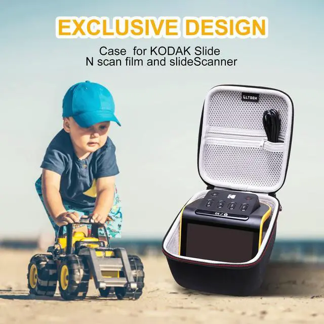 Alt view image 7 of 7 - LTGEM EVA Hard Case for KODAK Slide N SCAN Film and Slide Scanner with Large 5 LCD Screen - Travel - Protective Carrying Storage Bag