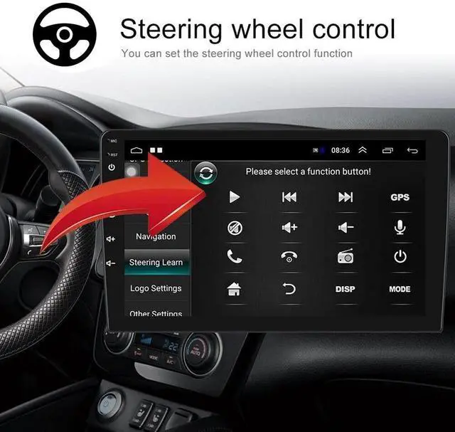 Alt view image 5 of 7 - for Mazda MX-5 Radio Upgrade 2006-2021,9''Touch Screen Car Stereo | Car Multimedia Player with Wireless Carplay and Android Auto WiFi GPS Navigation DSP Bluetooth Backup Camera