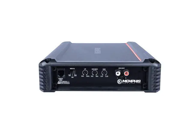 Alt view image 3 of 4 - Audio SRX2501 Monoblock 250W RMS 500W Max Street Amplifier | Compact car install for small builds, entry level subwoofer upgrade, street series design, chassis fits tight spots