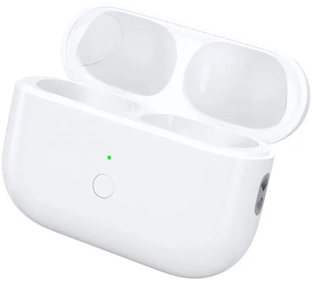 Main image of Wireless Charging Replacement for AirPod Pro 1 2 Charging Case with Lightning Port, Only Compatible with AirPods Pro 2 Charging Case with Bluetooth Pairing Sync Button, no Airpod (White)