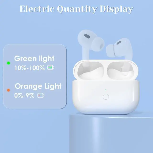 Alt view image 5 of 7 - Wireless Charging Replacement for AirPod Pro 1 2 Charging Case with Lightning Port, Only Compatible with AirPods Pro 2 Charging Case with Bluetooth Pairing Sync Button, no Airpod (White)