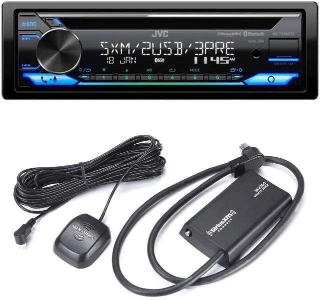 Main image of KD-T925BTS CD Receiver Featuring Bluetooth®, Front & Rear Dual USB, Sirius XM, Amazon Alexa, 13-Band EQ, Variable-Color Illumination, with SXV300v1 Satellite Radio Tuner