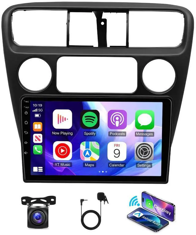 Main image of Android 13 Car Stereo for Honda Accord 6th 1998 1999 2000 2001 2002 | with Wireless CarPlay Android Auto, 9in Touchscreen Car Audio Receiver with WiFi/Bluetooth/GPS/FM/AHD Backup Camera, 2+32G