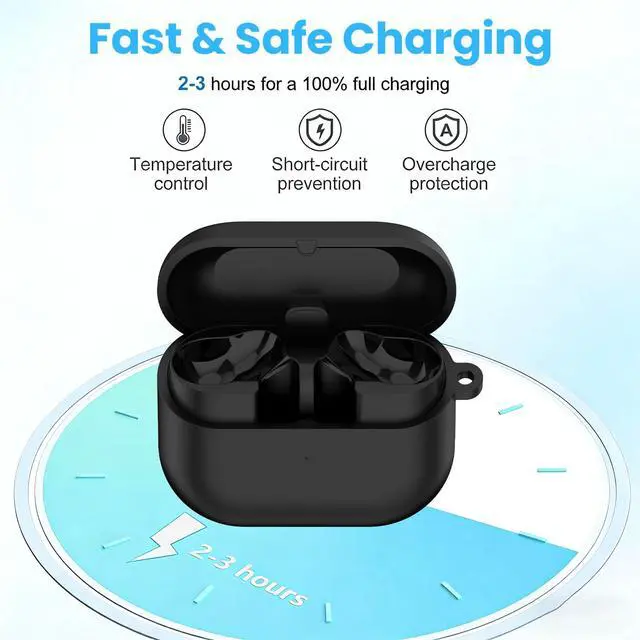 Alt view image 6 of 7 - Charging Case Compatible with Samsung Galaxy Buds 3 Pro SM-R630 Headphones Earbuds Accessories Type C Charge Cable 3.3FT (not for Buds 3 SM-R530)