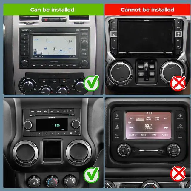 Alt view image 6 of 7 - Android 14 Double Din Car Stereo Radio for Dodge Charger 2007-2010 | 7" Touchscreen Car Radio w/Wireless Carplay Android Auto GPS WiFi Bluetooth RDS DSP SWC Mic Backup Camera