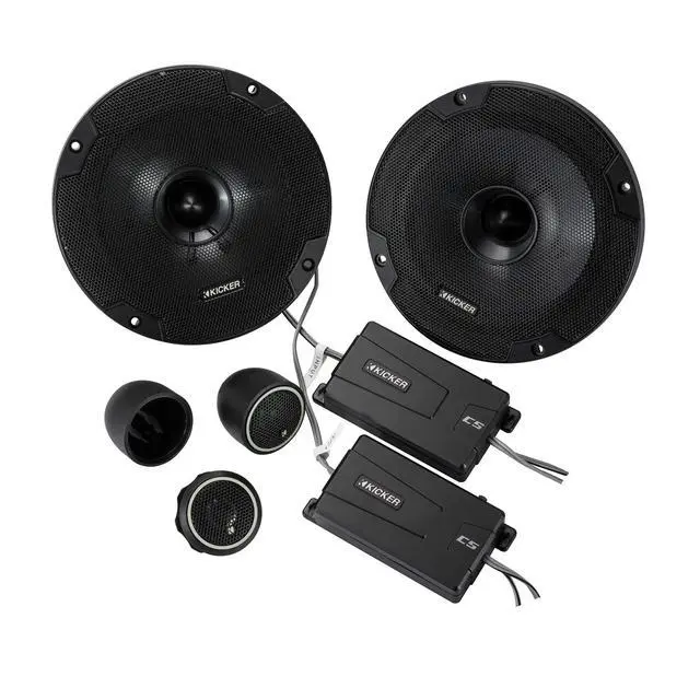 Alt view image 2 of 7 - 46CSS654 6.5" CSS Component Speakers and Front 6.5" Speaker Pods with Tweeter Adaptors Compatible with Jeep JL (2018-2023) & JT (2020-2023)