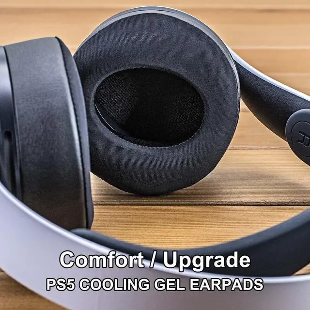 Alt view image 4 of 7 - PS5 Cooling Gel Earpads - Compatible with PS5 PlayStation 5 Pulse 3D Headset (Hybrid Cooling Fabric)