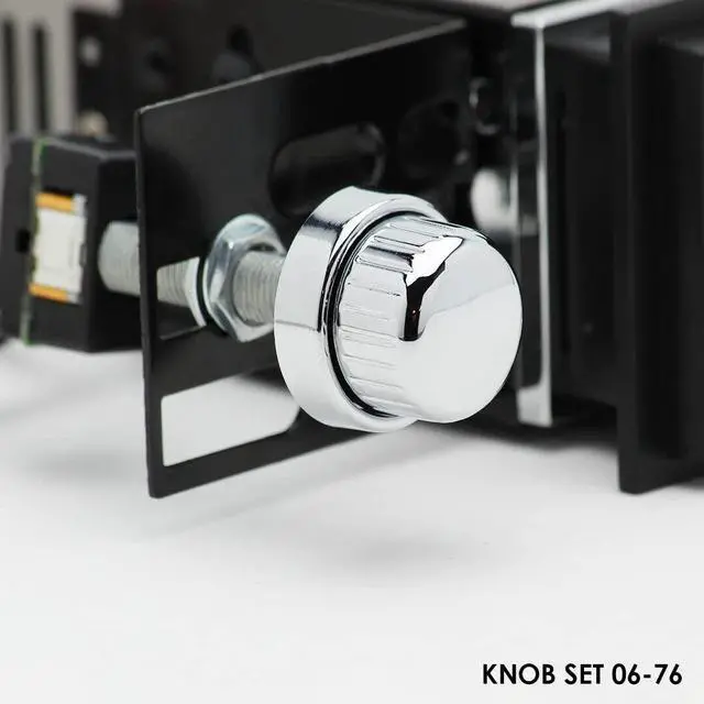 Alt view image 7 of 7 - RetroRadio AM FM Stereo 06P-76P Chrome Compatible with 1968-79 Volkswagen Beetle